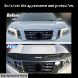 Weather Shields + Bonnet Protector for Nissan Navara NP300 D23 Single Cab 2015-2020