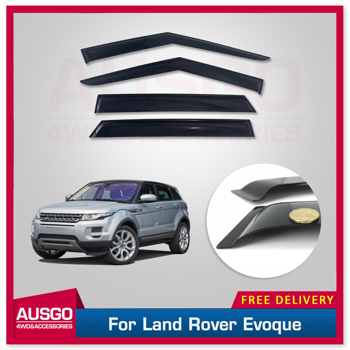 Weather Shields for Land Rover Range Rover Evoque 5dr L538 2011-2018