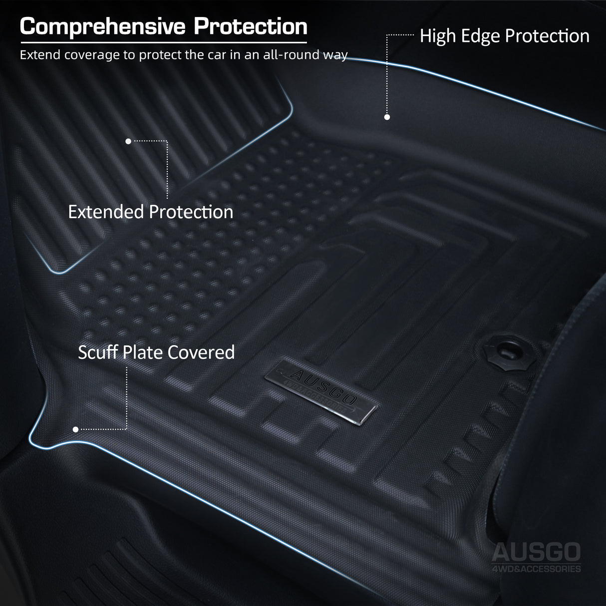 5D Car Floor Mats for Toyota Alphard 2015-2024