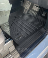 Floor Mats + Black Door Sill Protector for Volkswagen Amarok Next-Gen NF Dual Cab 2023-Onwards