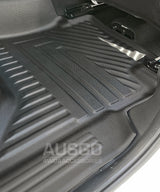 Floor Mats + Black Door Sill Protector for Volkswagen Amarok Next-Gen NF Dual Cab 2023-Onwards