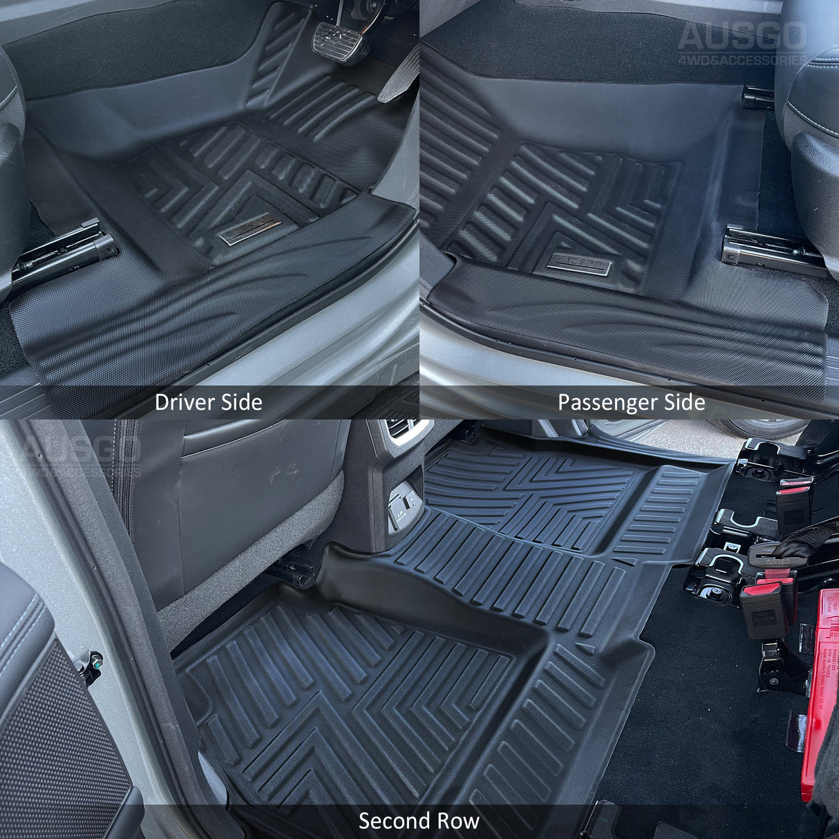 5D Moulded Floor Mats for GWM Cannon 2020-Onwards Door Sill Covered Car Mats