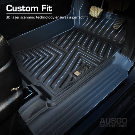 5D Car Floor Mats for Holden Colorado Dual Cab 2012-Onwards