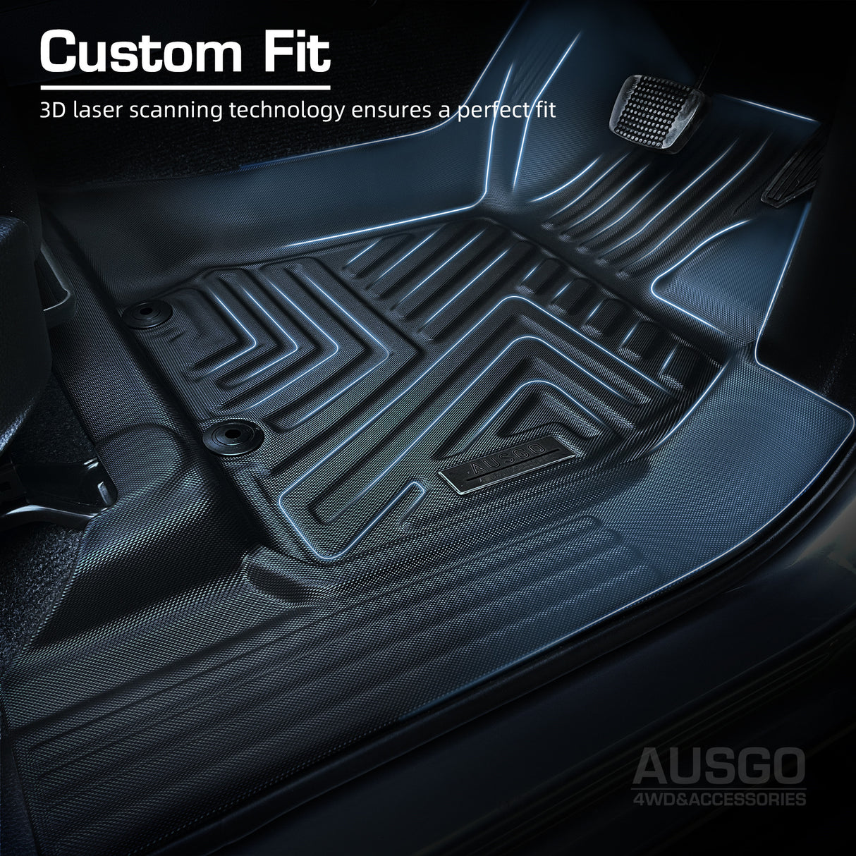 5D Car Floor Mats for ISUZU D-MAX DMAX Single / Extra Cab 2020-Onwards