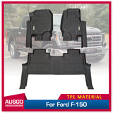 5D TPE Door Sill Covered Car Floor Mats for Ford F-150 F150 2023-Onwards