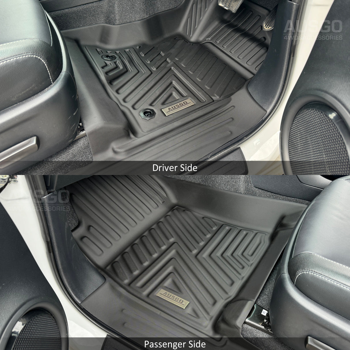 5D Moulded Car Floor Mats for Toyota Fortuner Auto Transmission 2015-Onwards