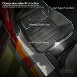 TPE Floor Mats + Cargo Mat for Suzuki Jimny XL Auto Transmission 5 Doors 2023-Onwards Door Sill Covered Car Mats Boot Mat Detachable 3PCS
