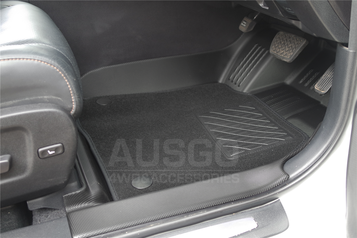 Double-Layer Car Floor Mats for Toyota Kluger 2013-2021