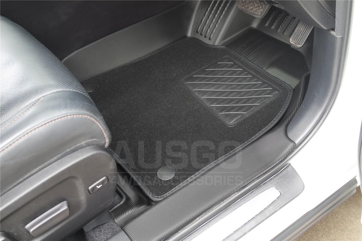 Double-Layer Car Floor Mats for Toyota Kluger 2013-2021