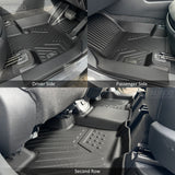 5D TPE Door Sill Covered Car Floor Mats for Toyota Kluger 2021-Onwards