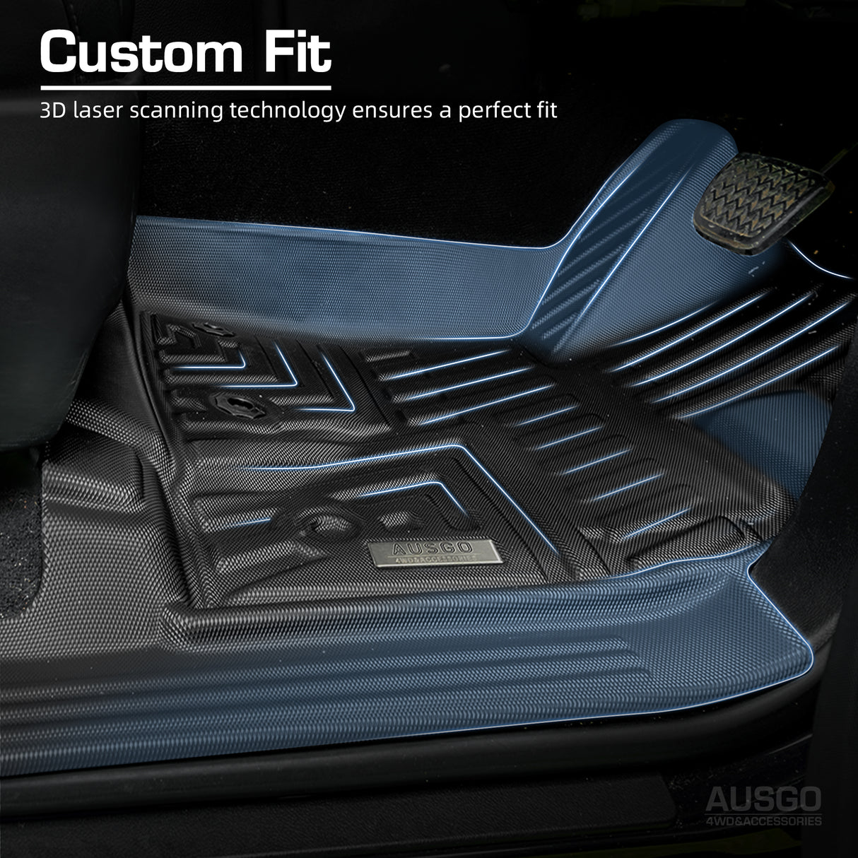 PRE-ORDER 5D Moulded Car Floor Mats for Toyota LandCruiser 200 LC200 2012-2021