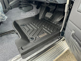 5D TPE Floor Mats + Cargo Mat for Toyota Land Cruiser 76 LandCruiser 76 LC76 2023-Onwards Door Sill Covered Car Mats Boot Mat Boot Liner