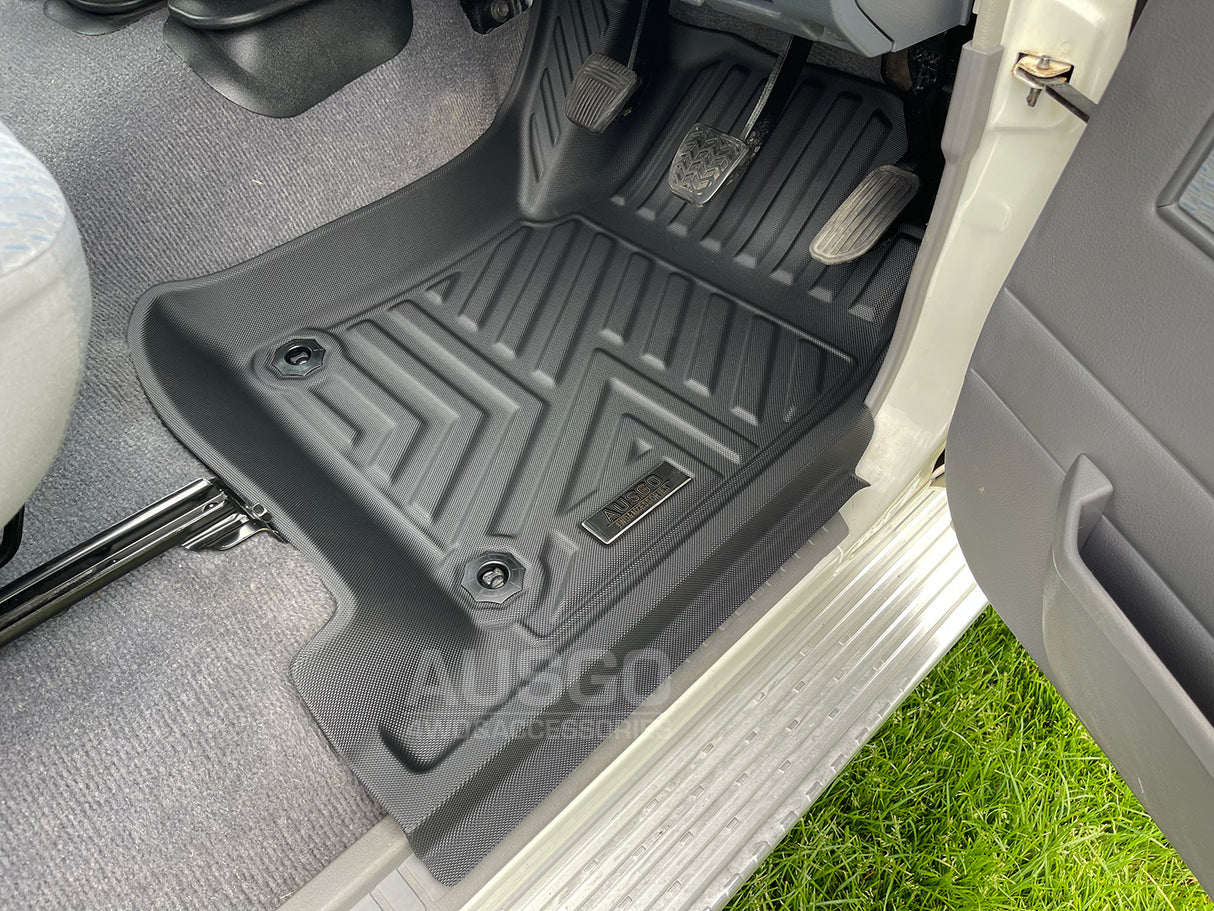 5D Moulded Car Floor Mats for Toyota LandCruiser 76 Series LC76 2012-2023