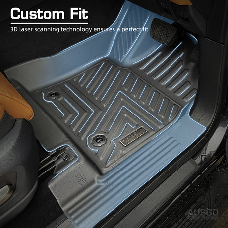 5D TPE Door Sill Covered Car Floor Mats for LEXUS LX Series LX500d LX600 2021-Onwards
