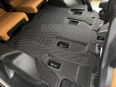 3D TPE Third / 3rd Row Car Floor Mat Floor Liner for  LEXUS LX Series LX500d LX600 7 Seater 2021-Onwards
