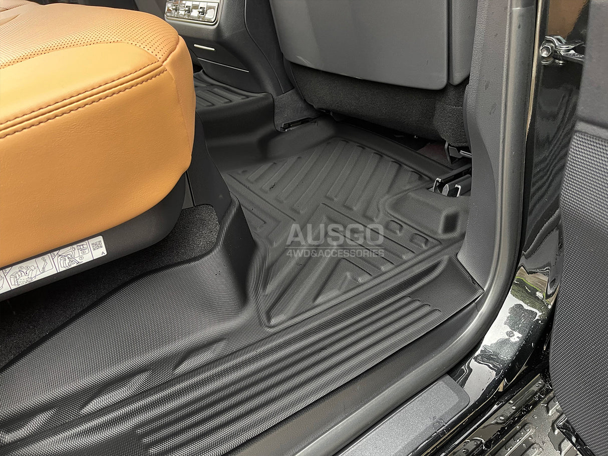 5D Moulded Car Floor Mats for LEXUS LX Series LX500d LX600 2021-Onwards 7 Seater