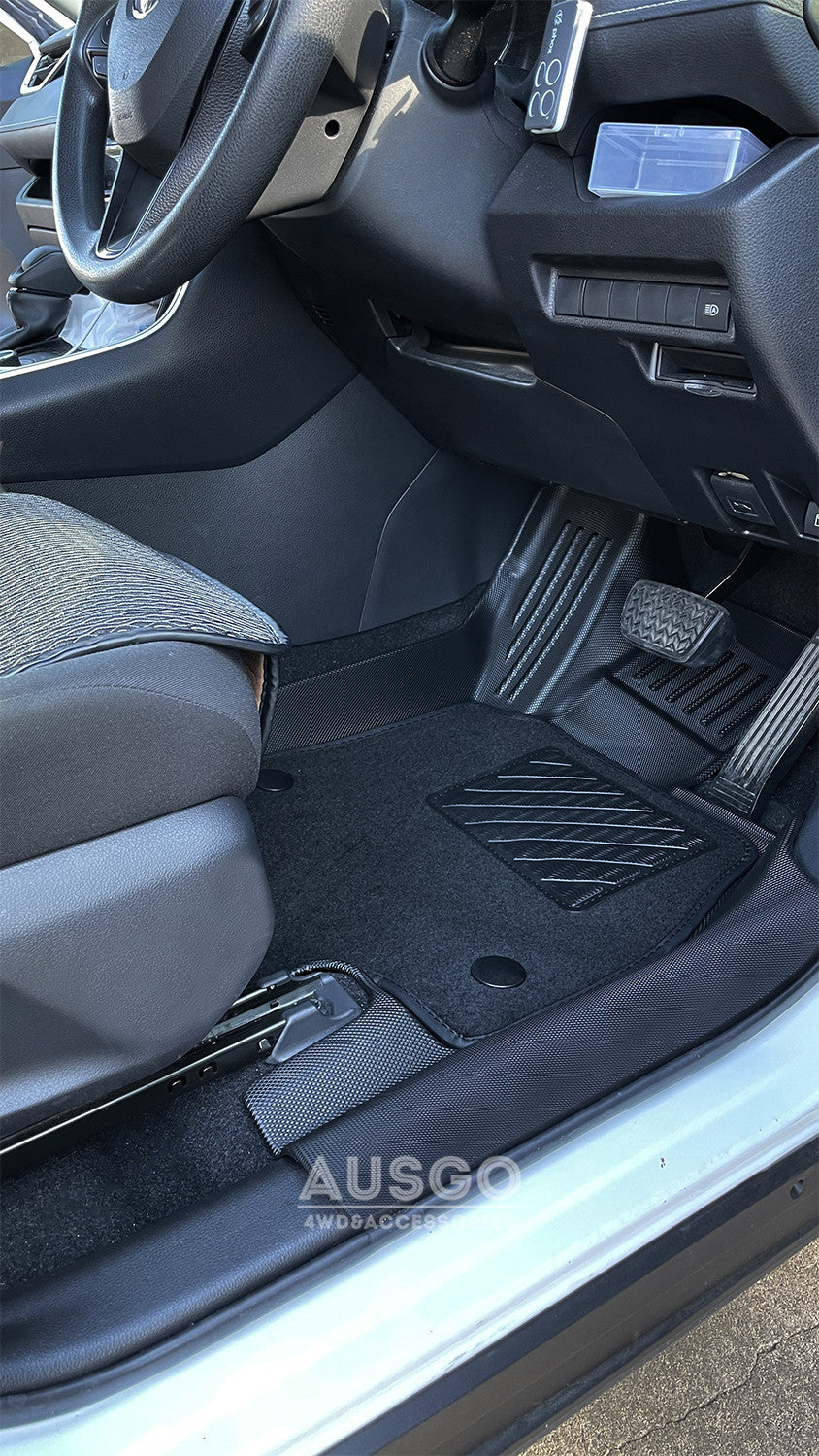 Double-Layer Car Floor Mats for Toyota RAV4 2019-Onwards