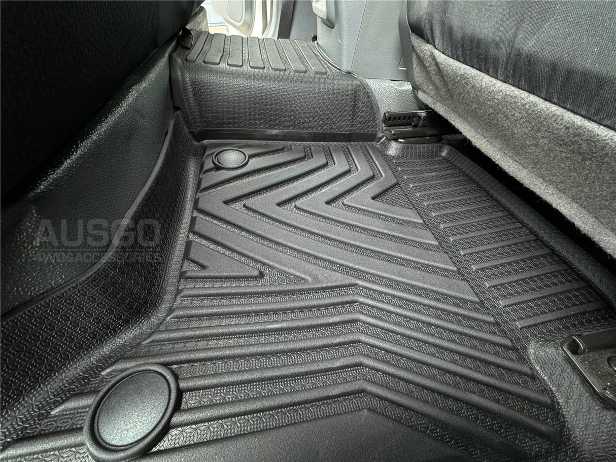 5D Moulded Car Floor Mats for Ford Ranger PX PX2 PX3 Series Dual Cab 2011-2022