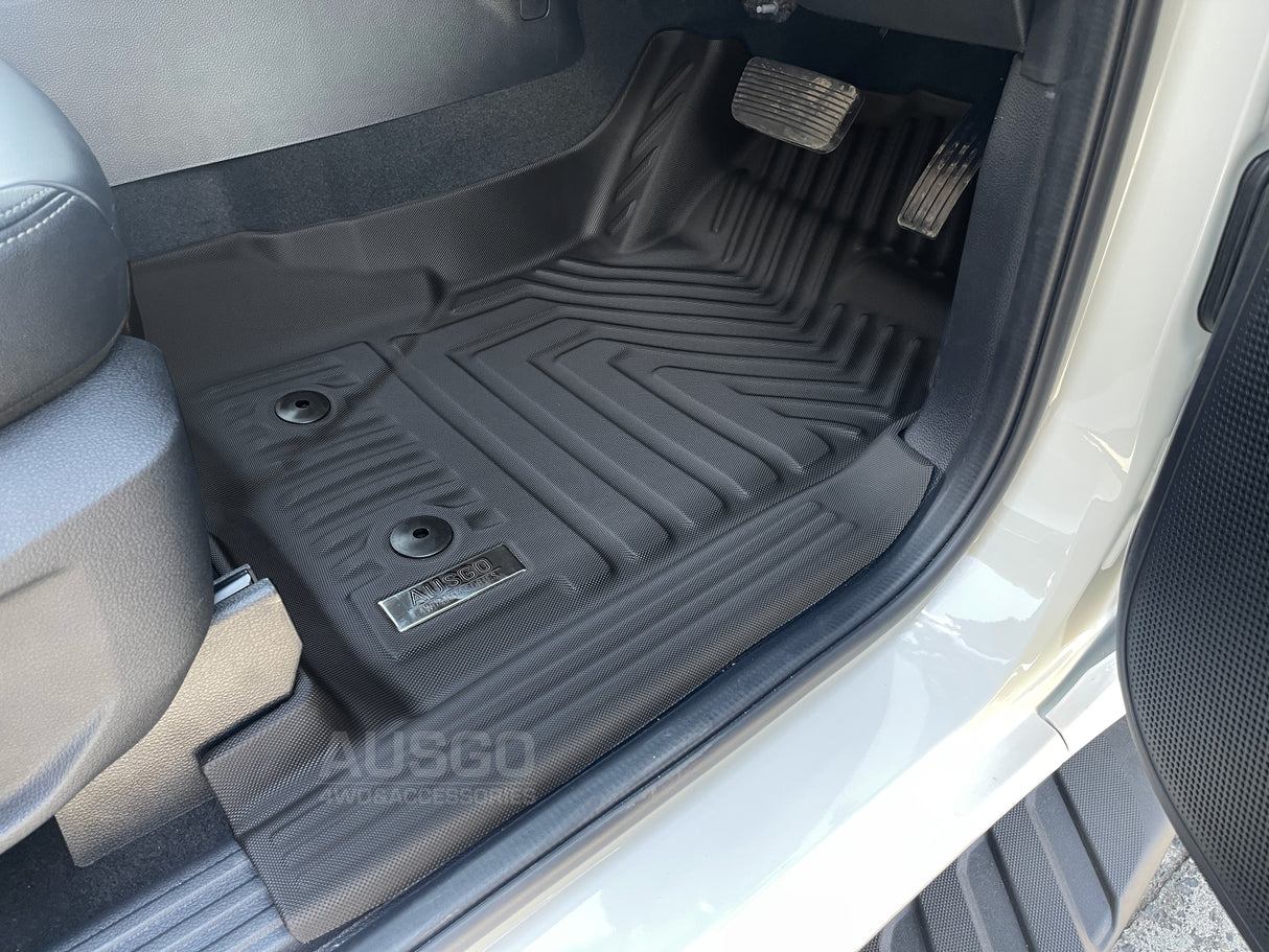 5D Moulded Car Floor Mats for Ford Ranger Single / Extra Cab Next-Gen 2022-Onwards