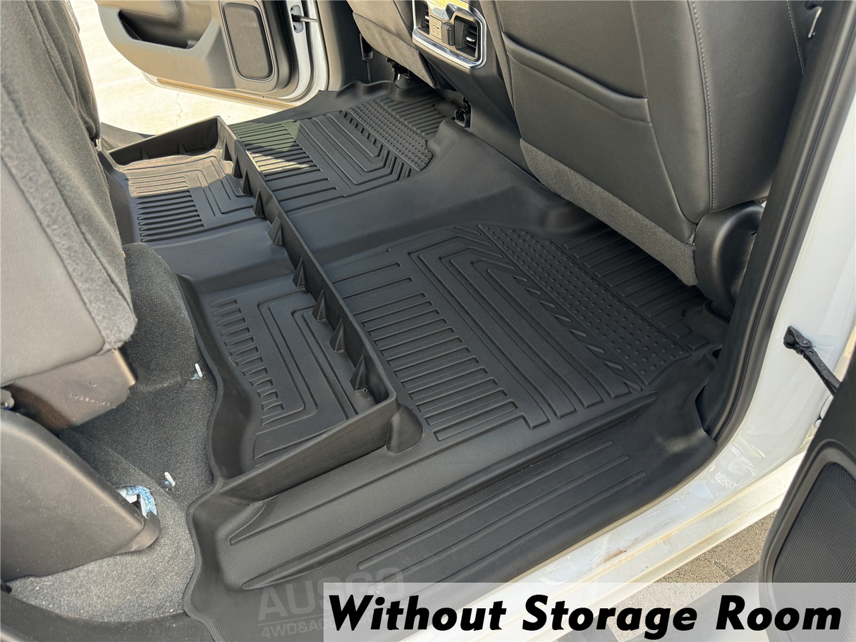 5D Car Floor Mats for Chevrolet Silverado T1 Series 2020-Onwards