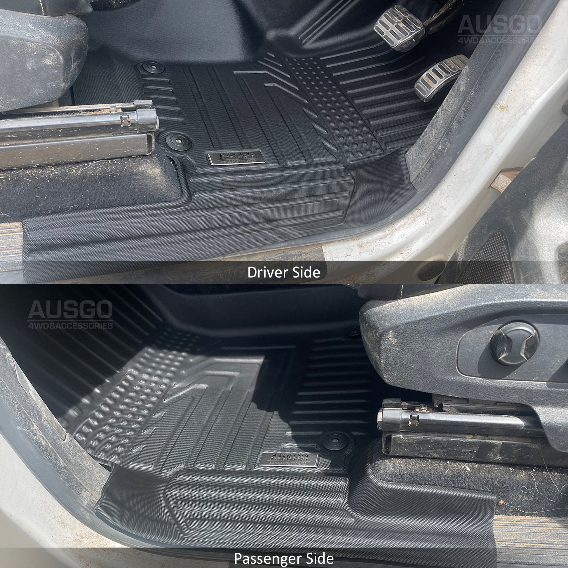 5D Car Floor Mats for Volkswagen Amarok 2H Single Cab 2009-2022