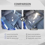 5D Moulded Car Floor Mats for ISUZU D-MAX DMAX Single / Extra Cab 2020-Onwards