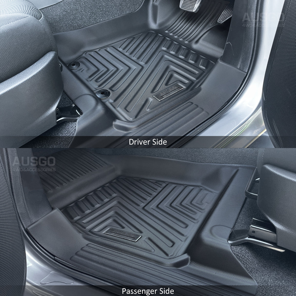 5D Moulded Car Floor Mats for ISUZU D-MAX DMAX Single / Extra Cab 2020-Onwards