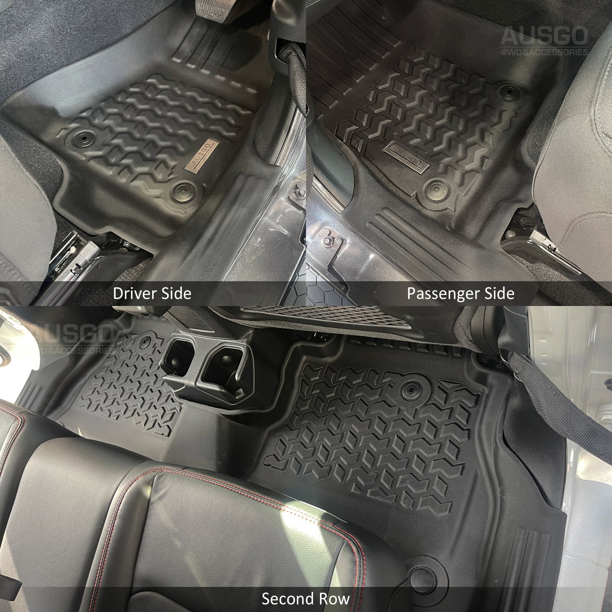 5D Car Floor Mats for Jeep Gladiator Dual Cab 2020-Onwards