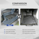 5D Moulded Car Floor Mats for Toyota Hilux Auto Transmission Single / Extra Cab 2015-Onwards