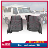 5D Car Floor Mats for Toyota Land Cruiser 78 Series LC78 2012-Onwards