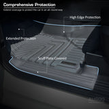 5D Moulded Car Floor Mats for Ford Ranger Single / Extra Cab Next-Gen 2022-Onwards