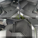 5D TPE Door Sill Covered Car Floor Mats for Toyota Hilux Auto Transmission Dual Cab 2015-2024