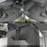 5D Moulded Car Floor Mats for Toyota Hilux Dual Cab 2015-2024