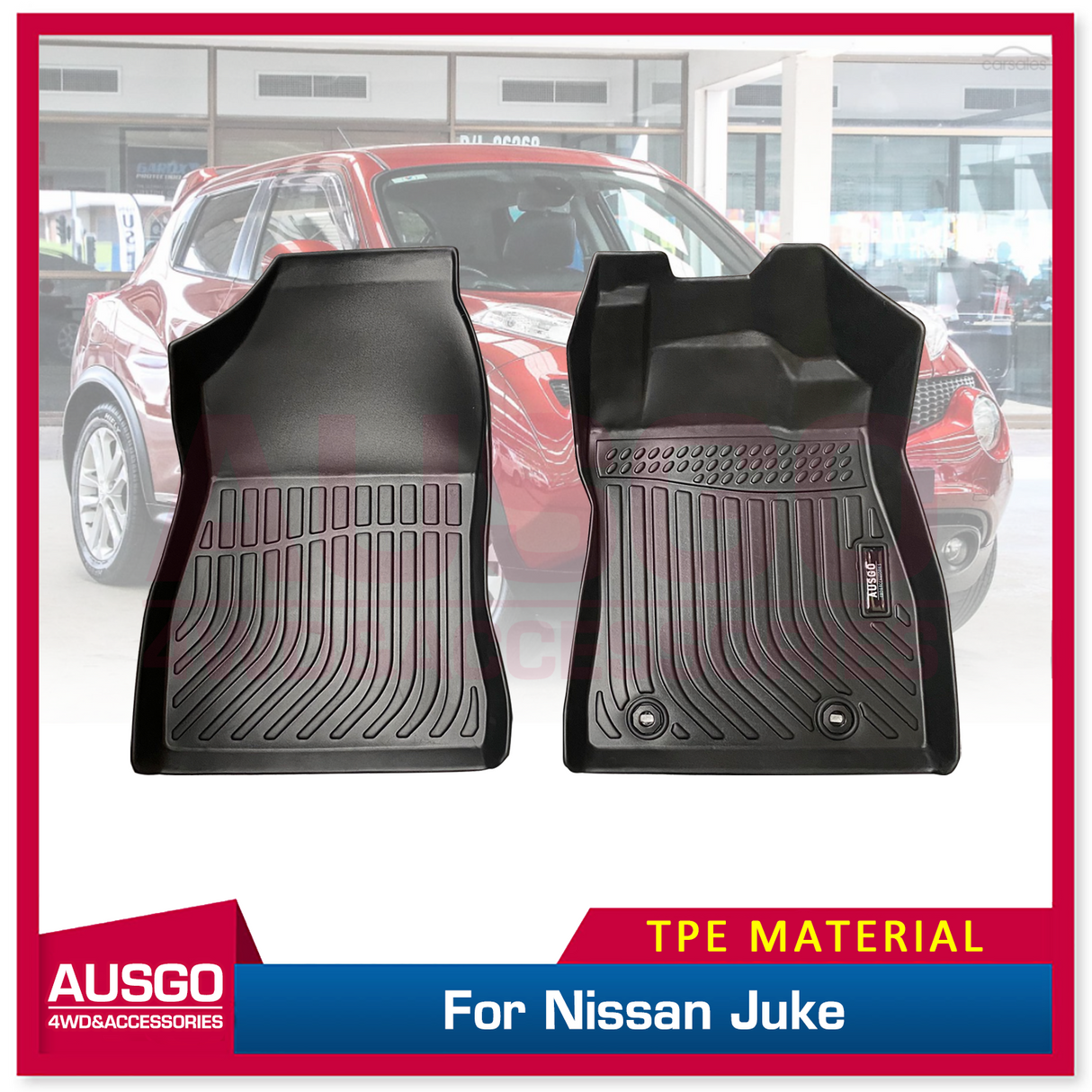 3D Floor Mats for Nissan Juke 2013-2020 Front 2PCS