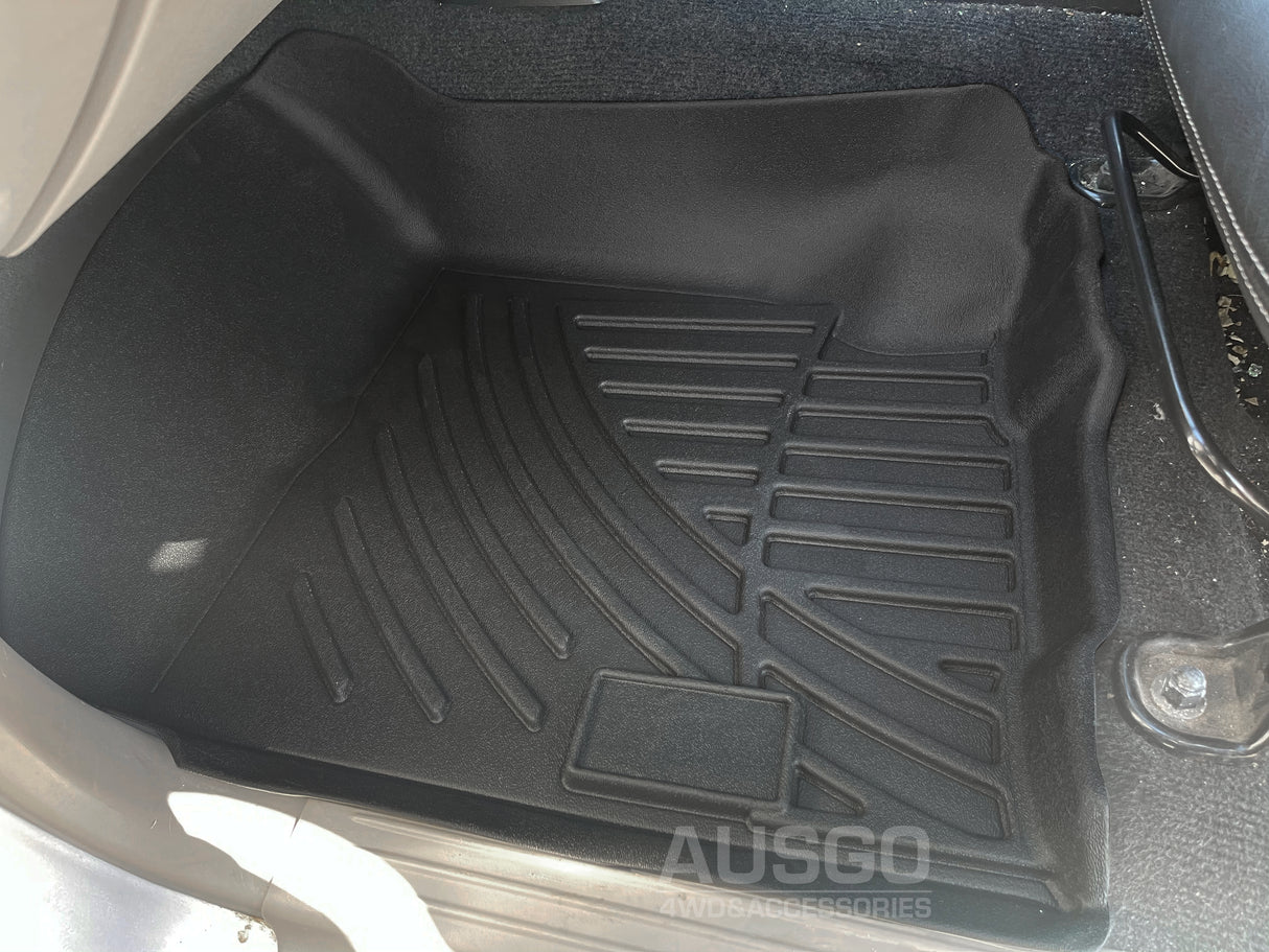 3D Floor Mats for Mitsubishi Triton MQ MR Single / Extra Cab 2015-2024