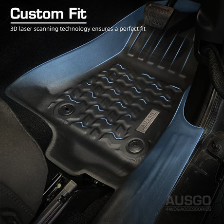 5D Moulded Car Floor Mats for Jeep Wrangler JL Series 4Door 2018-Onwards