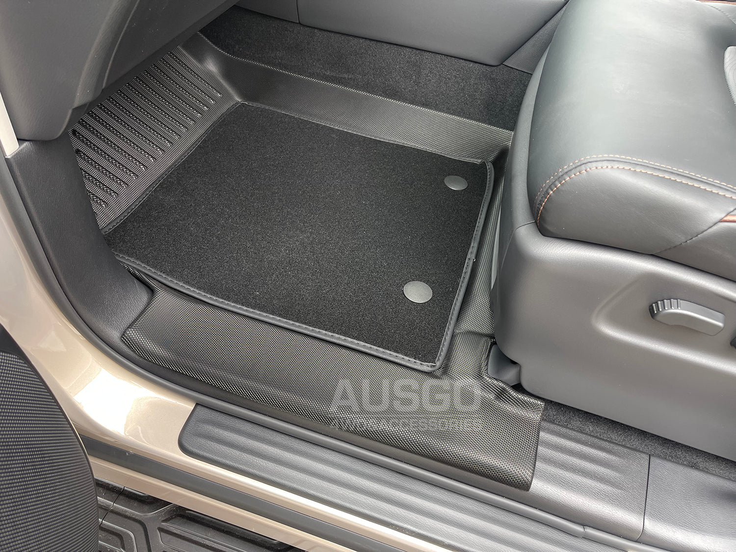 Double-Layer Car Floor Mats for Nissan Patrol Y62 2012-Onwards