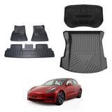 3D Floor Mats for Tesla Model 3 2021-2023