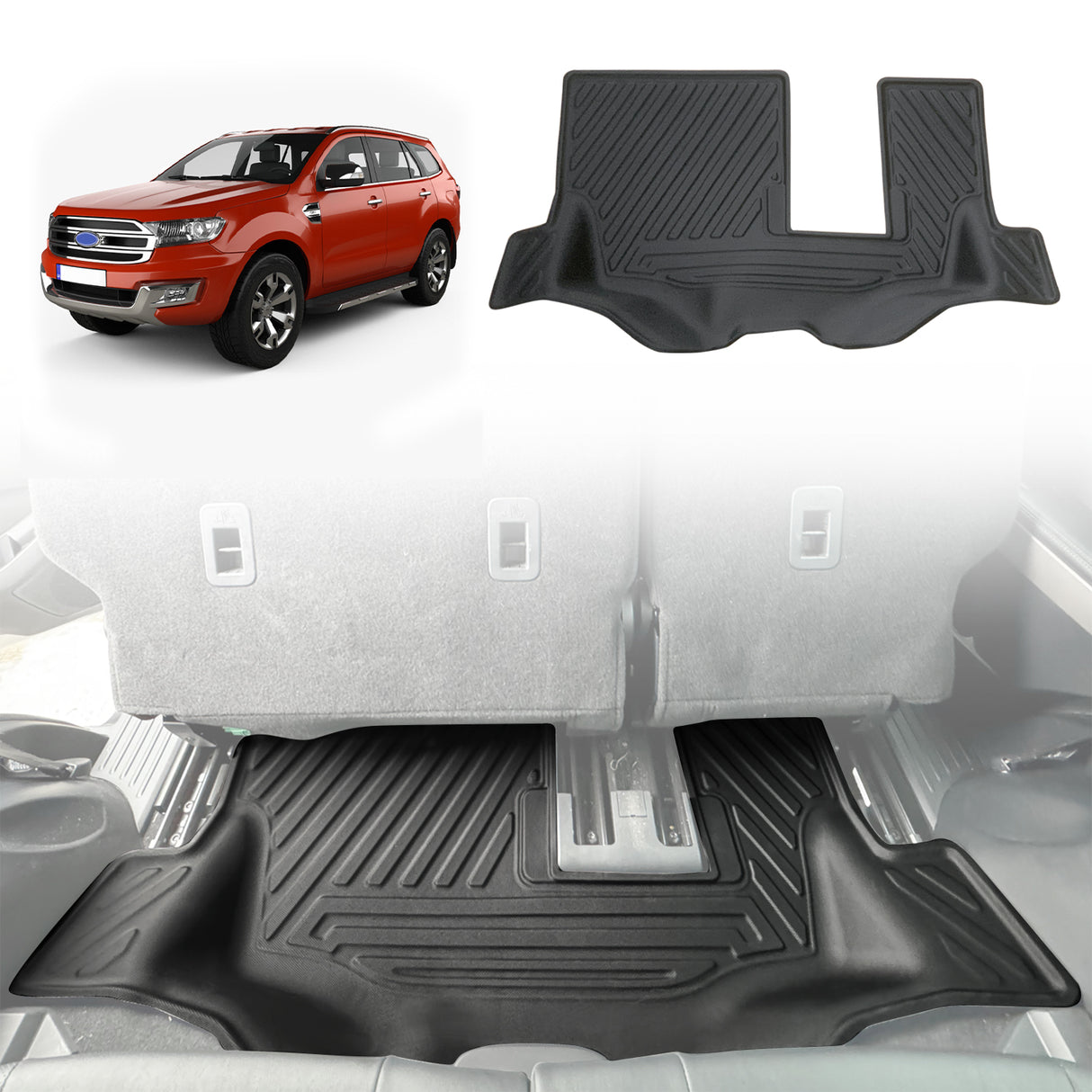 Third Row Floor Mat for Ford Everest 2015-2022