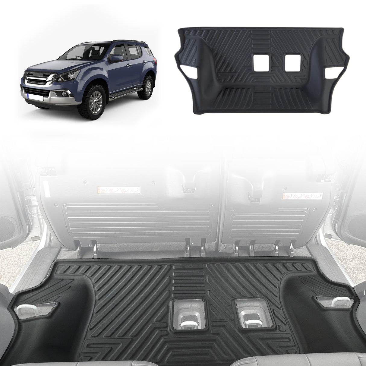 Third Row Floor Mat for ISUZU MUX MU-X 2013-2021