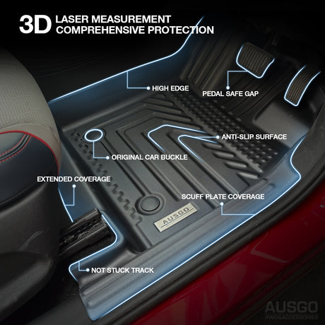 5D Car Floor Mats for BYD ATTO 3 2022-Onwards