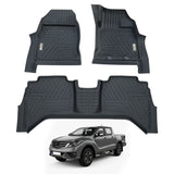 5D Car Floor Mats for Mazda BT-50 BT50 Dual Cab 2020-Onwards