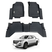 5D Car Floor Mats for Holden Colorado Dual Cab 2012-Onwards