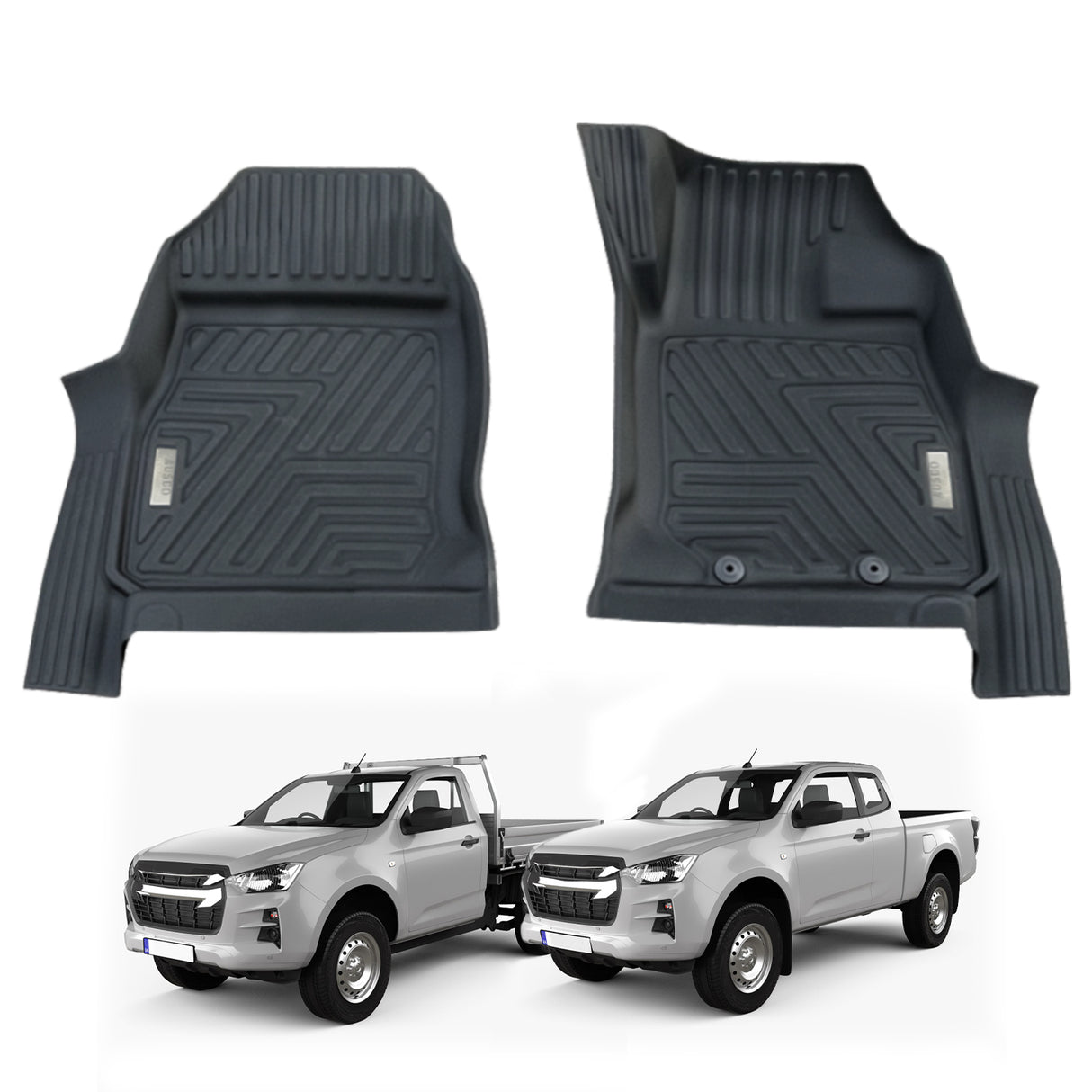 5D Moulded Car Floor Mats for ISUZU D-MAX DMAX Single / Extra Cab 2020-Onwards