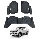 5D Car Floor Mats for ISUZU D-MAX DMAX Dual Cab 2012-2020