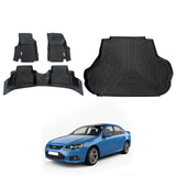 5D Car Floor Mats + Cargo Mat for Ford Falcon FG ecoLPi Series 2008-2014