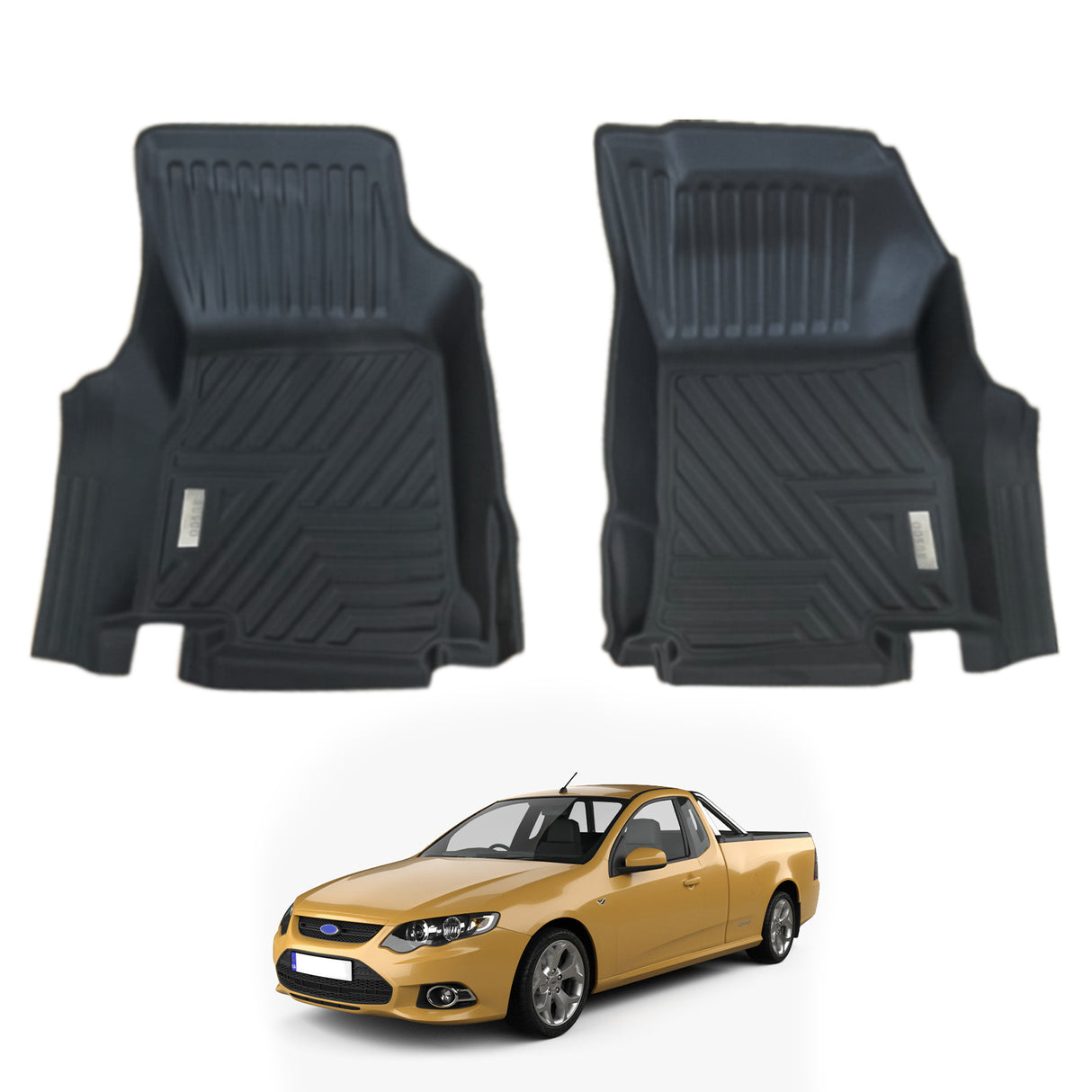 5D Moulded Car Floor Mats for Ford Falcon FG Ute 2008-2019