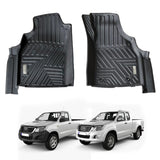 5D Moulded Car Floor Mats for Toyota Hilux Single / Extra Cab 2005-2015