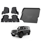 5D Car Floor Mats for Jeep Wrangler JL Series 4Door 2018-Onwards