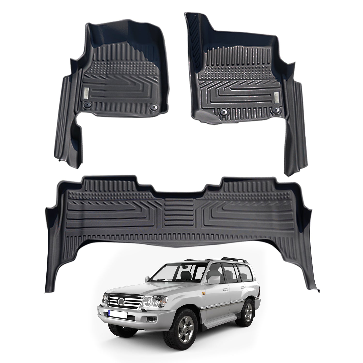 5D Car Floor Mats for Toyota Land Cruiser 100 105 Series LC100 LC105 1998-2007